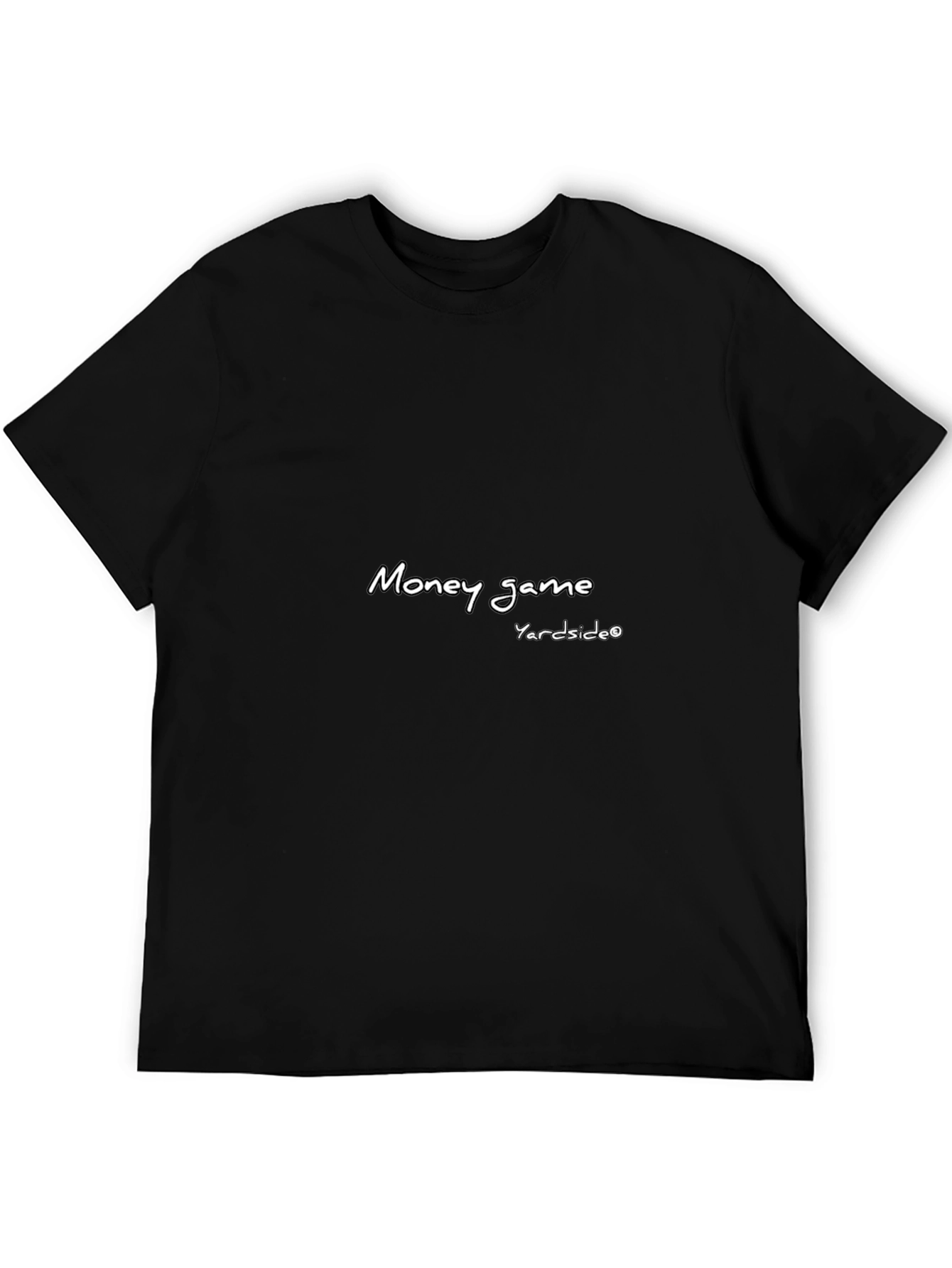 Money Game T-Shirt - Black Crew Neck Tee