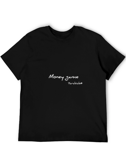 Money Game T-Shirt - Black Crew Neck Tee