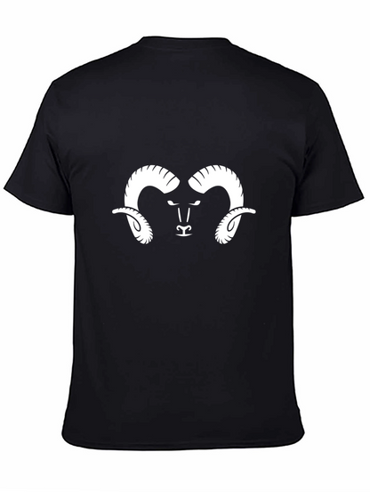 Ram Graphic Black T-Shirt