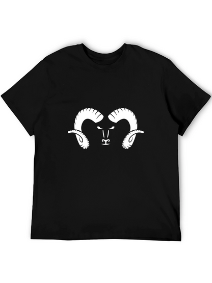 Ram Graphic Black T-Shirt
