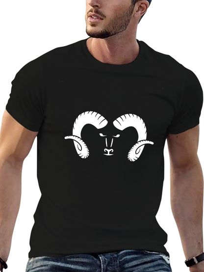 Ram Graphic Black T-Shirt