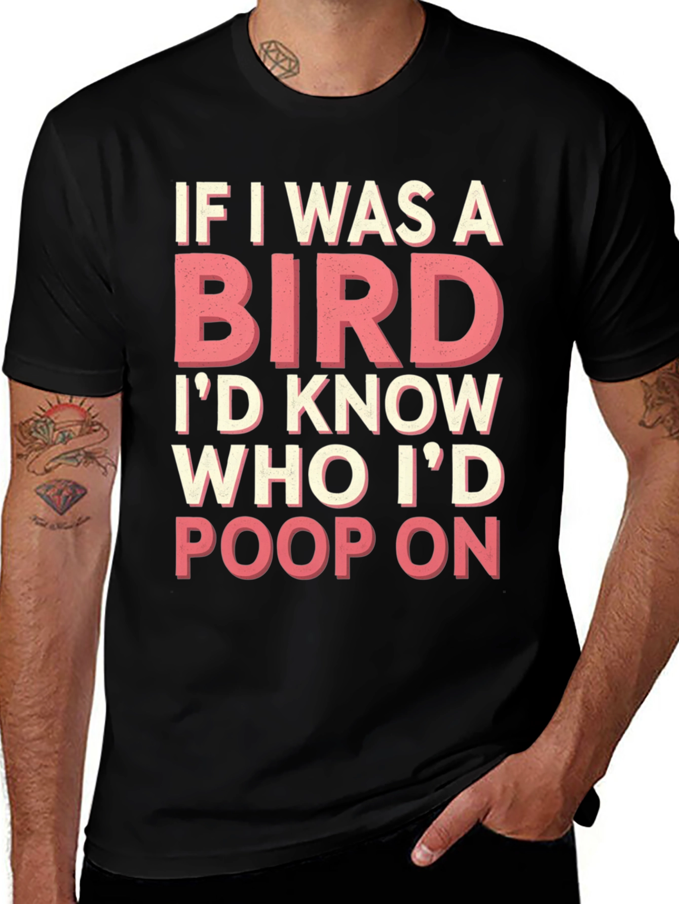 If I Was a Bird T-Shirt Funny Novelty