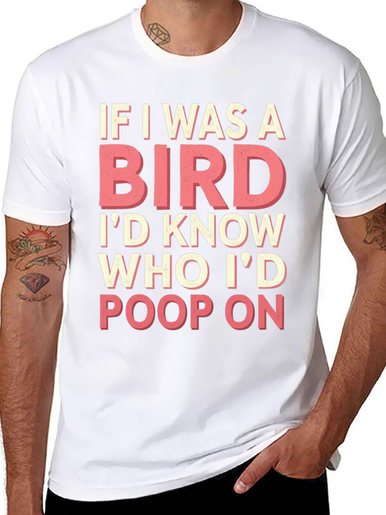 If I Was a Bird T-Shirt Funny Novelty