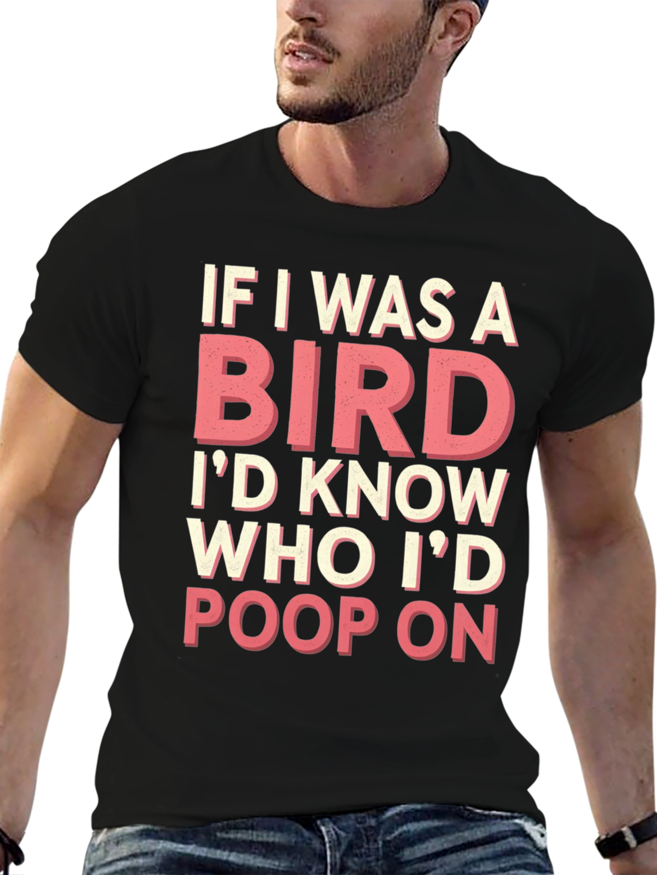 If I Was a Bird T-Shirt Funny Novelty