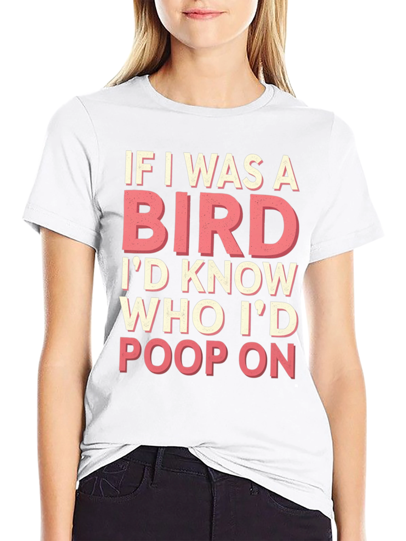 If I Was a Bird T-Shirt Funny Novelty