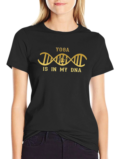Yoga Is In My DNA T-Shirt - Black
