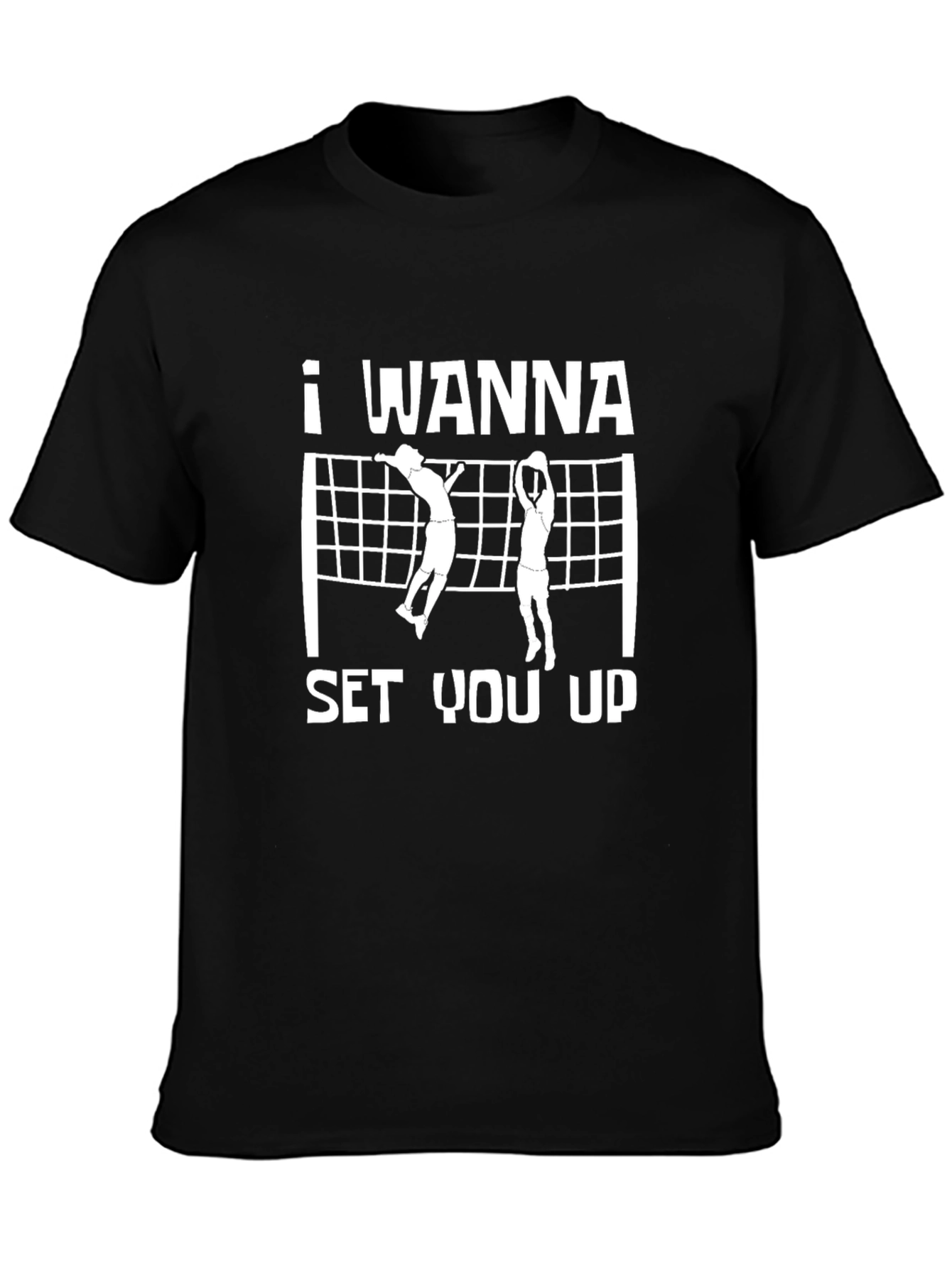 Volleyball Graphic Tee - I Wanna Set You Up