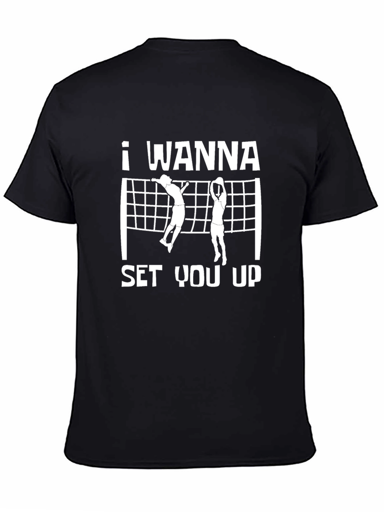 Volleyball Graphic Tee - I Wanna Set You Up