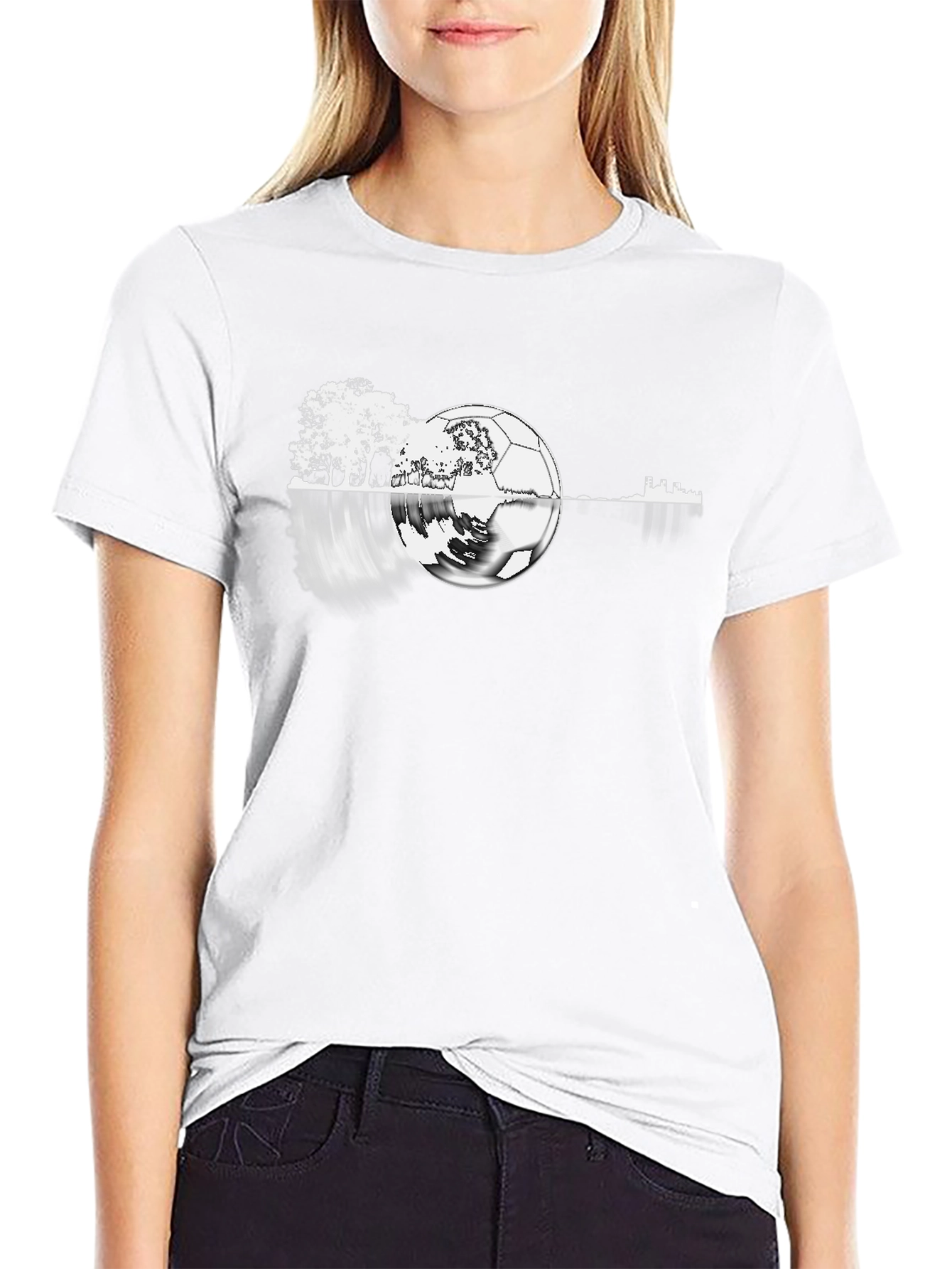 Soccer Nature Graphic T-Shirt