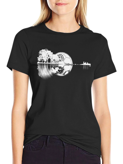 Soccer Nature Graphic T-Shirt