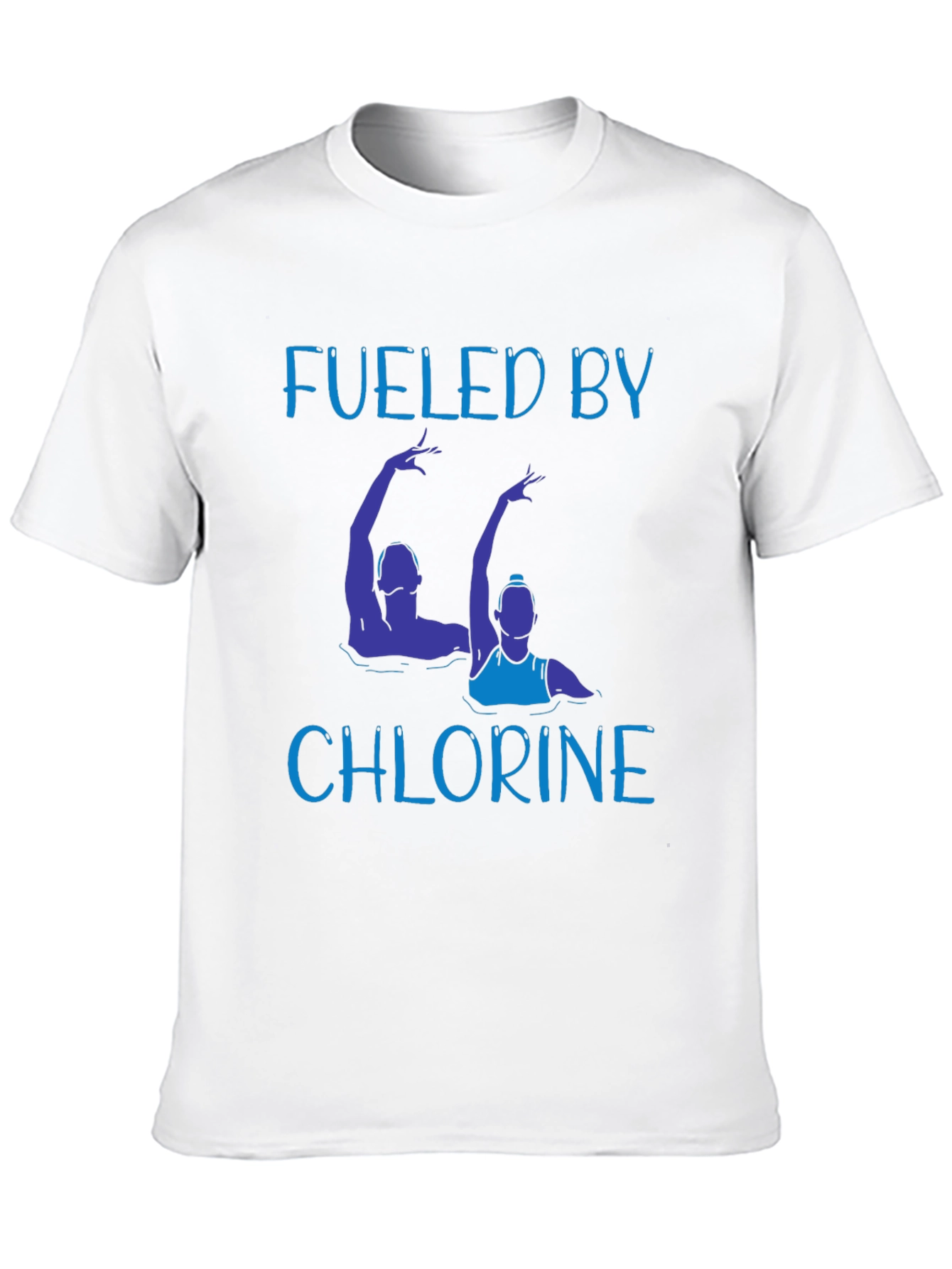 Fueled By Chlorine T-Shirt - Synchronized Swimming Tee