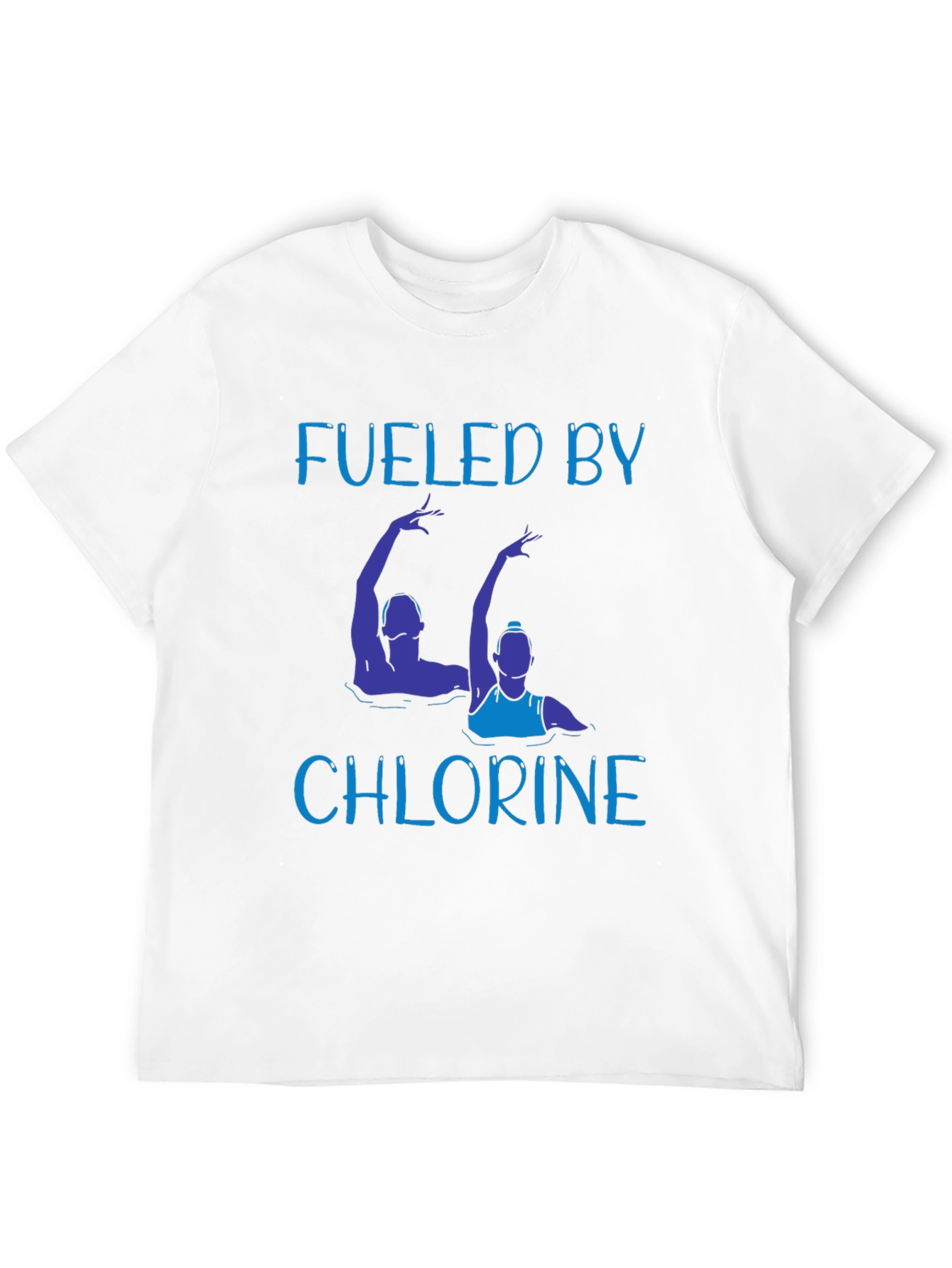 Fueled By Chlorine T-Shirt - Synchronized Swimming Tee