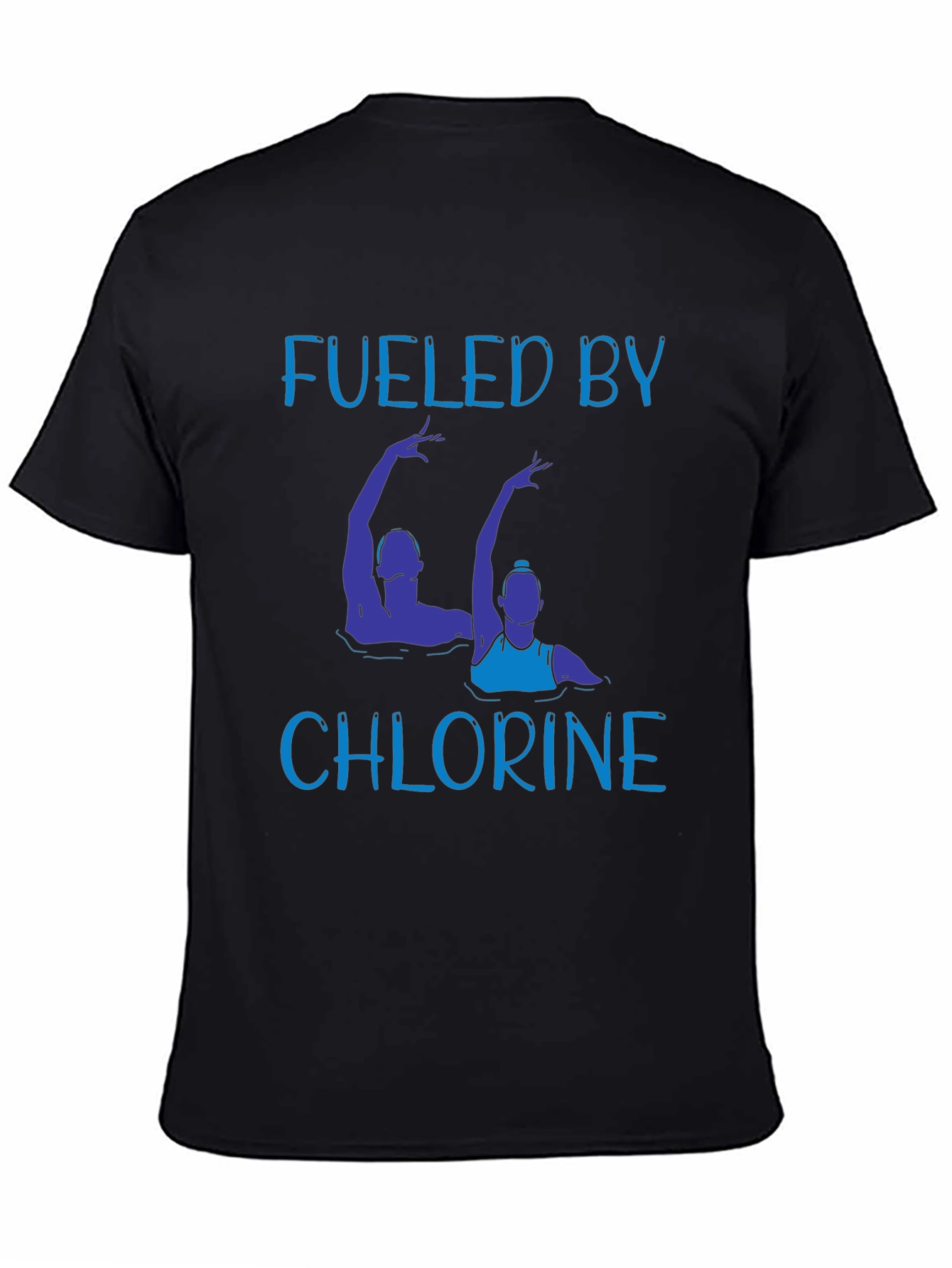 Fueled By Chlorine T-Shirt - Synchronized Swimming Tee
