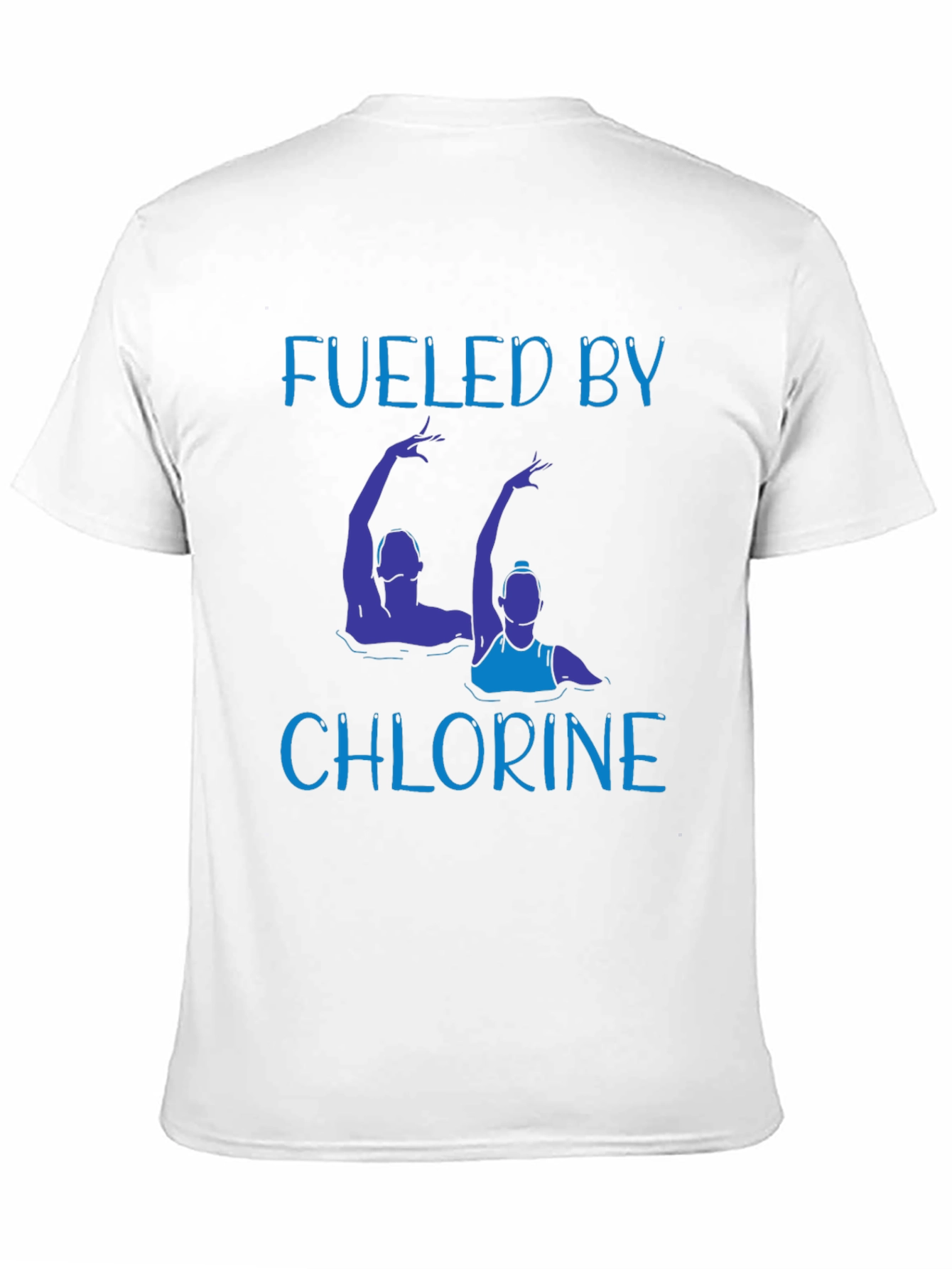 Fueled By Chlorine T-Shirt - Synchronized Swimming Tee