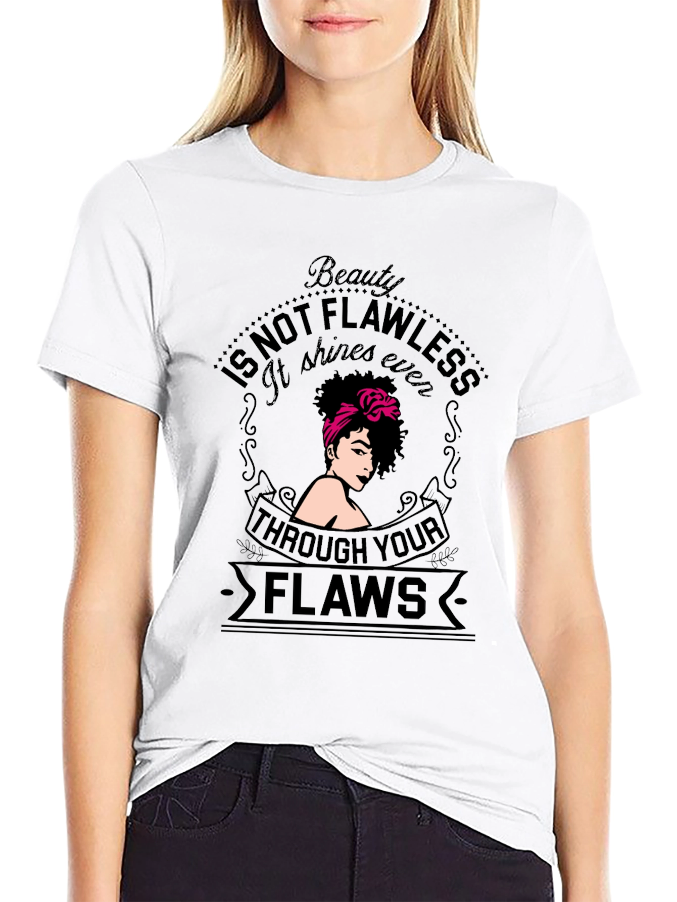 Beauty Not Flawless Graphic T-Shirt