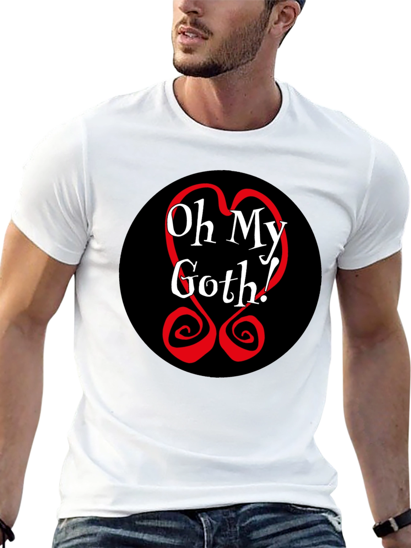 Oh My Goth! Black Tee - Bold Graphic T-Shirt