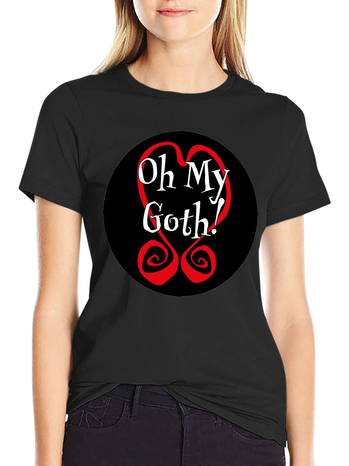 Oh My Goth! Black Tee - Bold Graphic T-Shirt