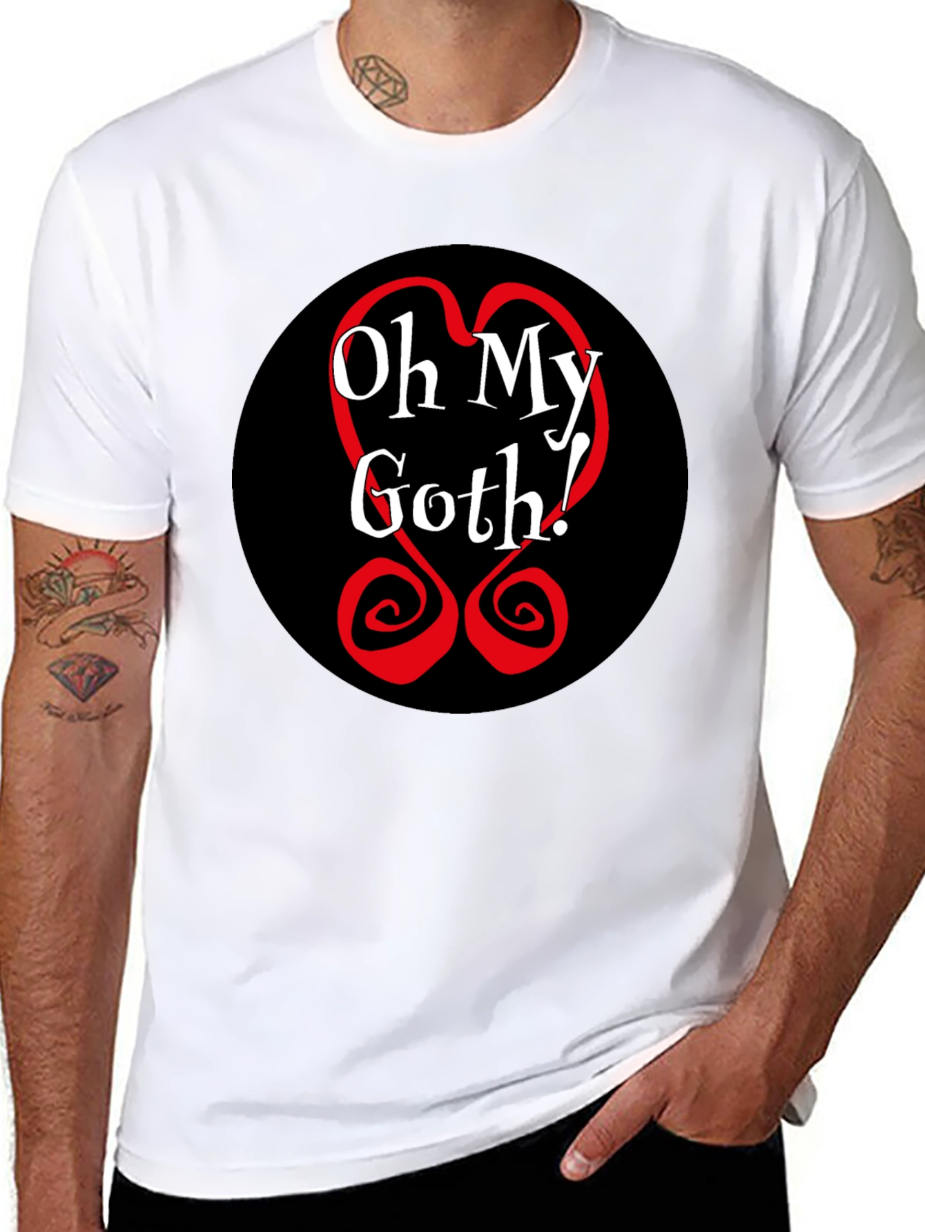 Oh My Goth! Black Tee - Bold Graphic T-Shirt