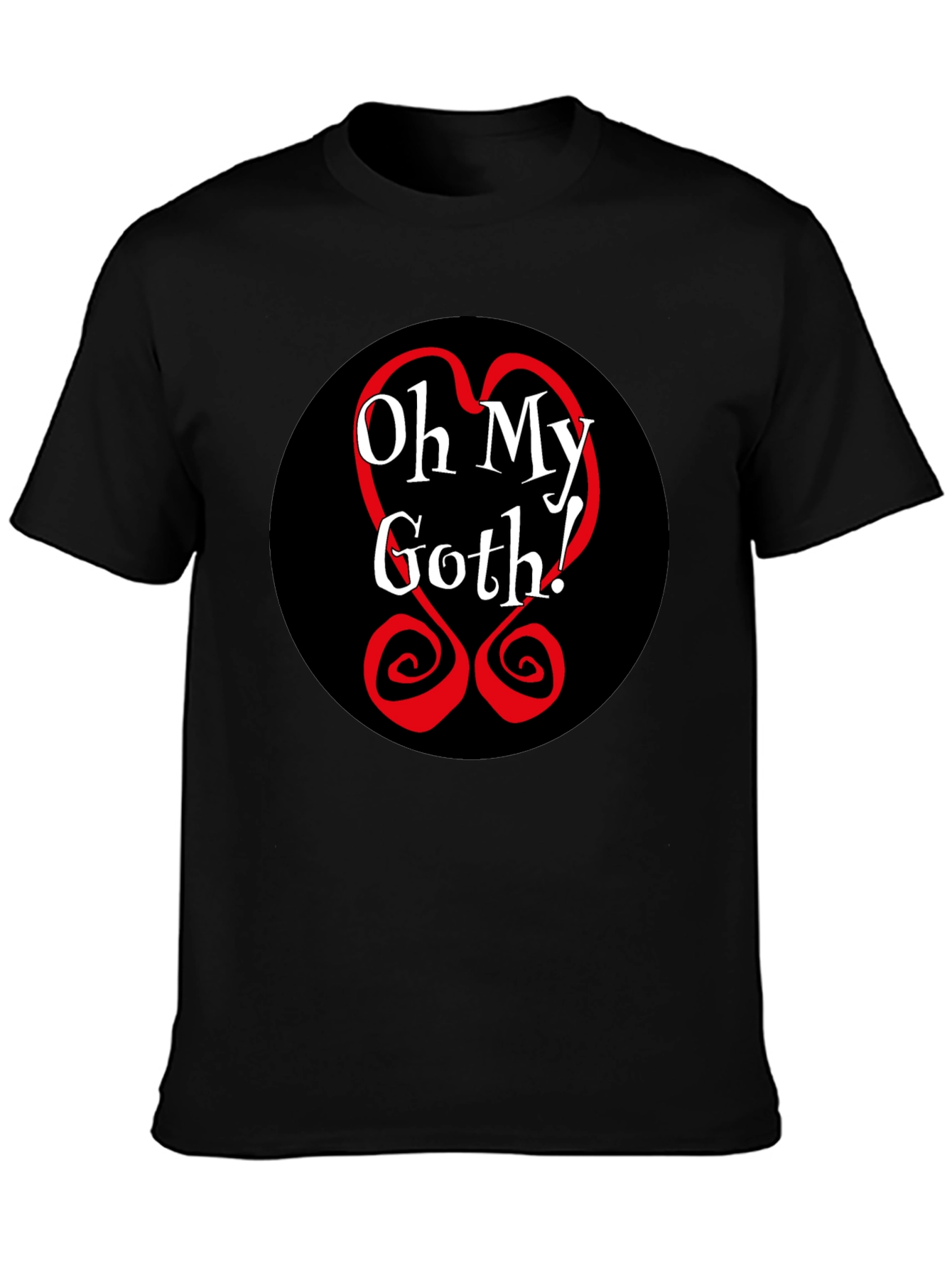 Oh My Goth! Black Tee - Bold Graphic T-Shirt