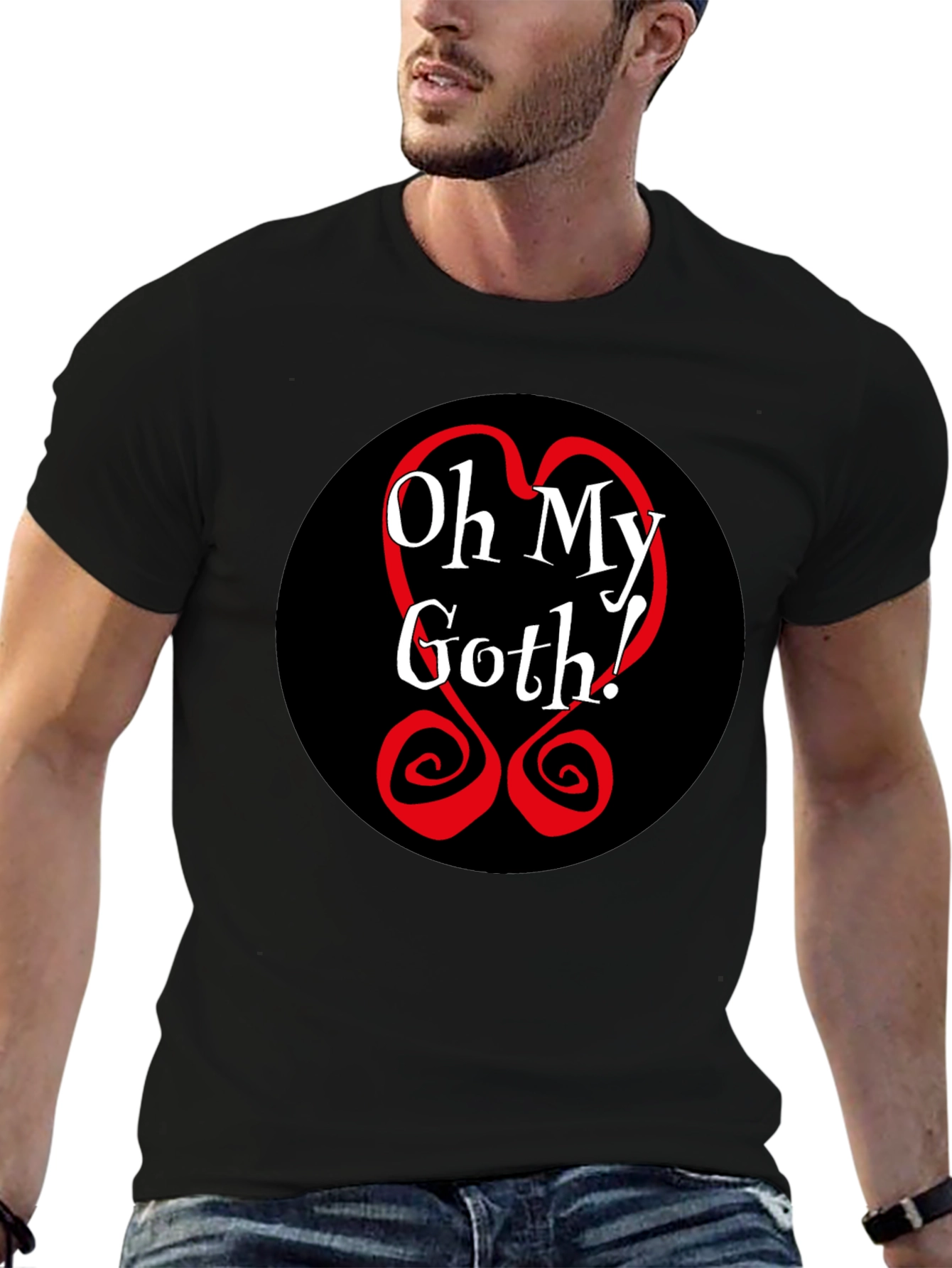 Oh My Goth! Black Tee - Bold Graphic T-Shirt