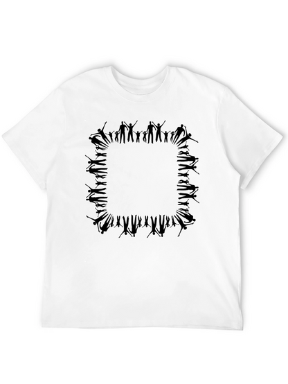 Modern Graphic Tee - Abstract Figures