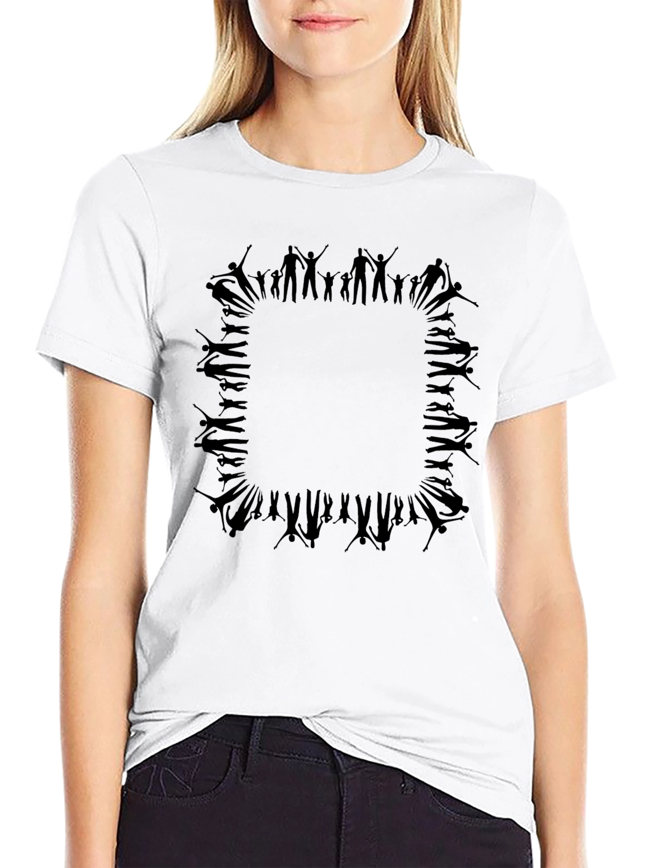Modern Graphic Tee - Abstract Figures