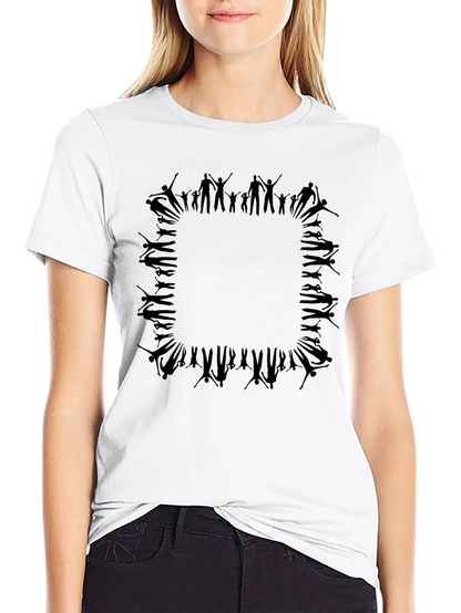 Modern Graphic Tee - Abstract Figures