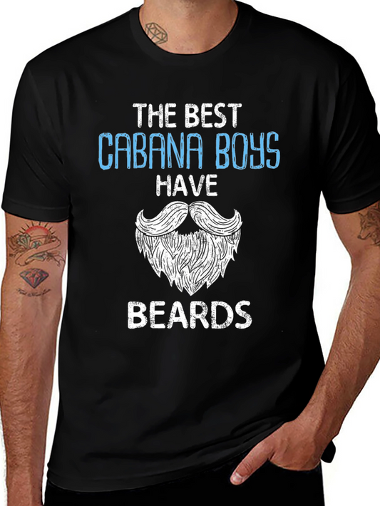 Cabana Boys Have Beards Graphic T-Shirt
