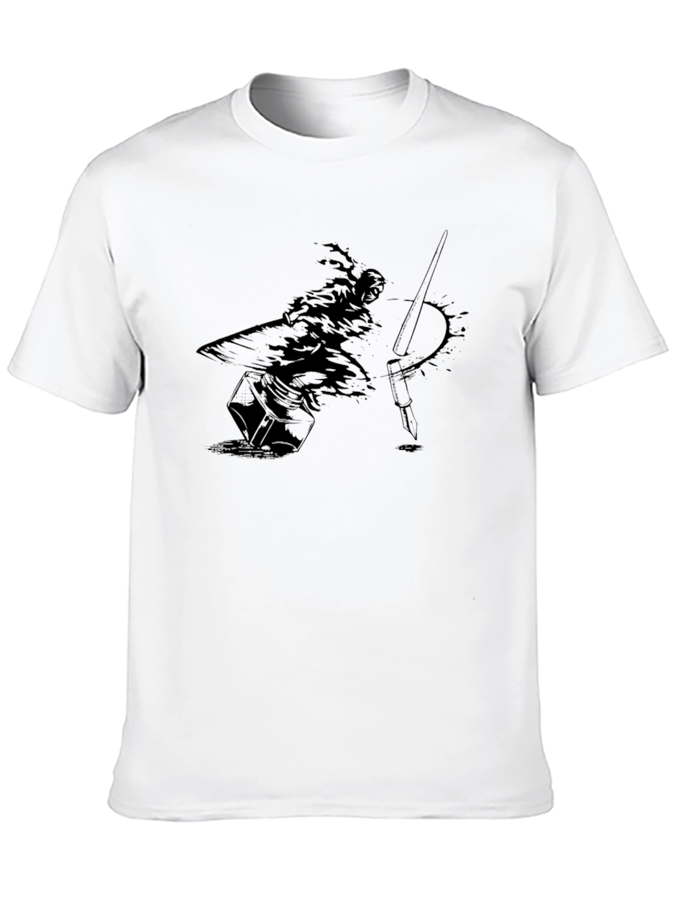 Ink Warrior Graphic Tee - Black
