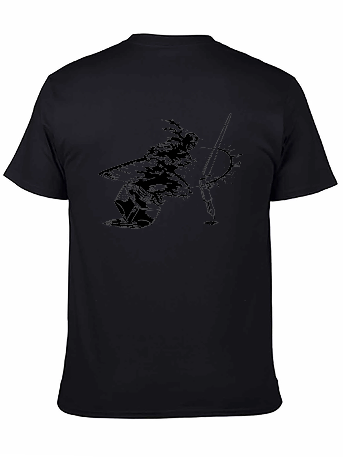 Ink Warrior Graphic Tee - Black
