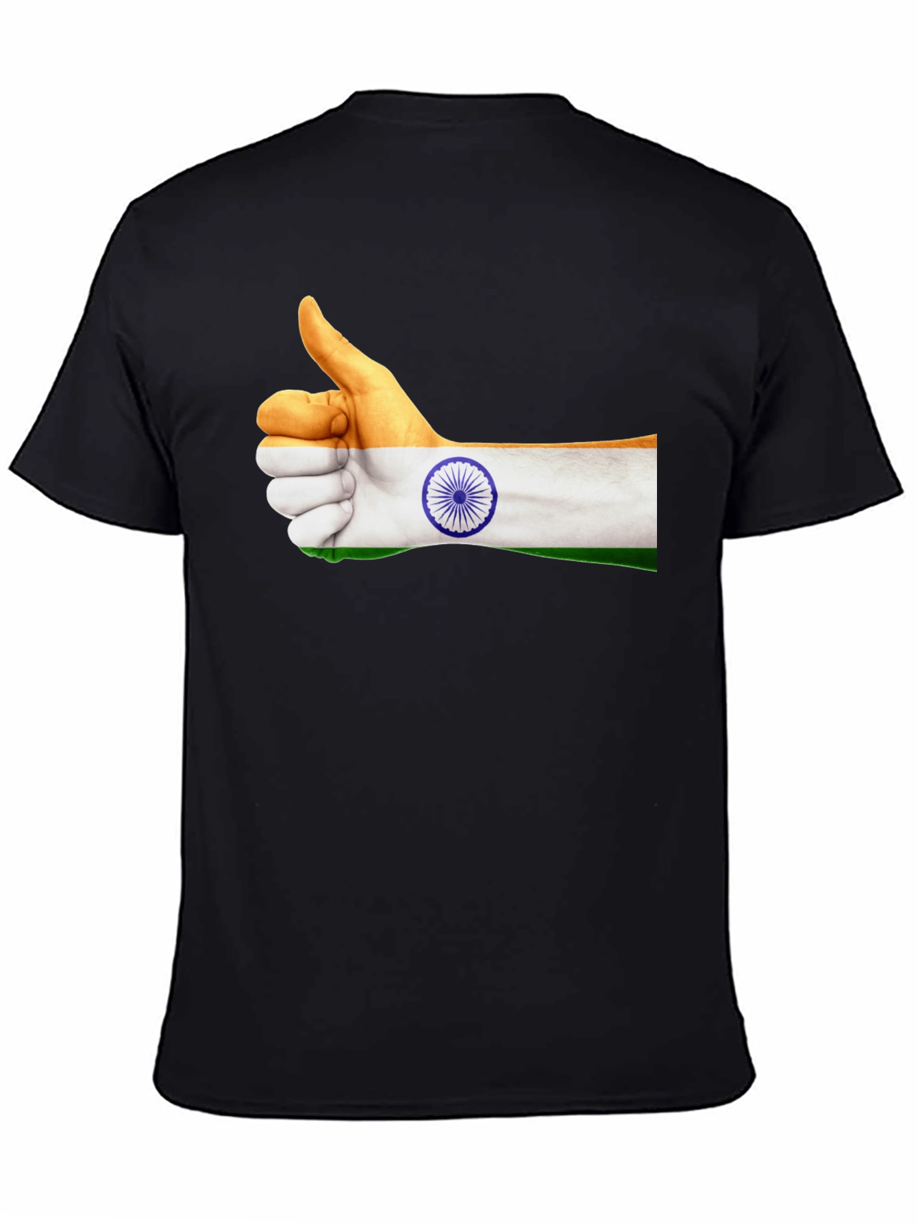 India Flag Thumbs Up Graphic Tee