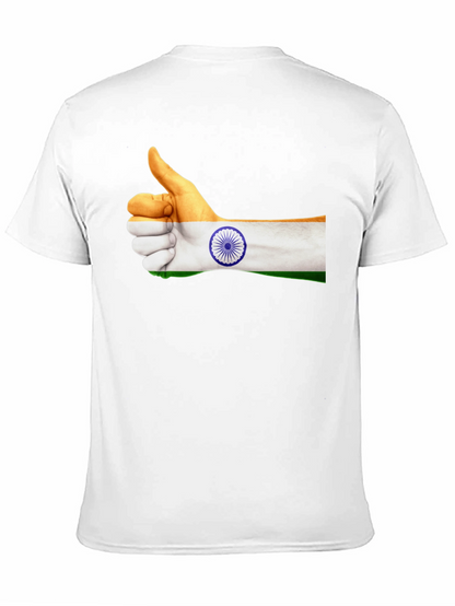 India Flag Thumbs Up Graphic Tee