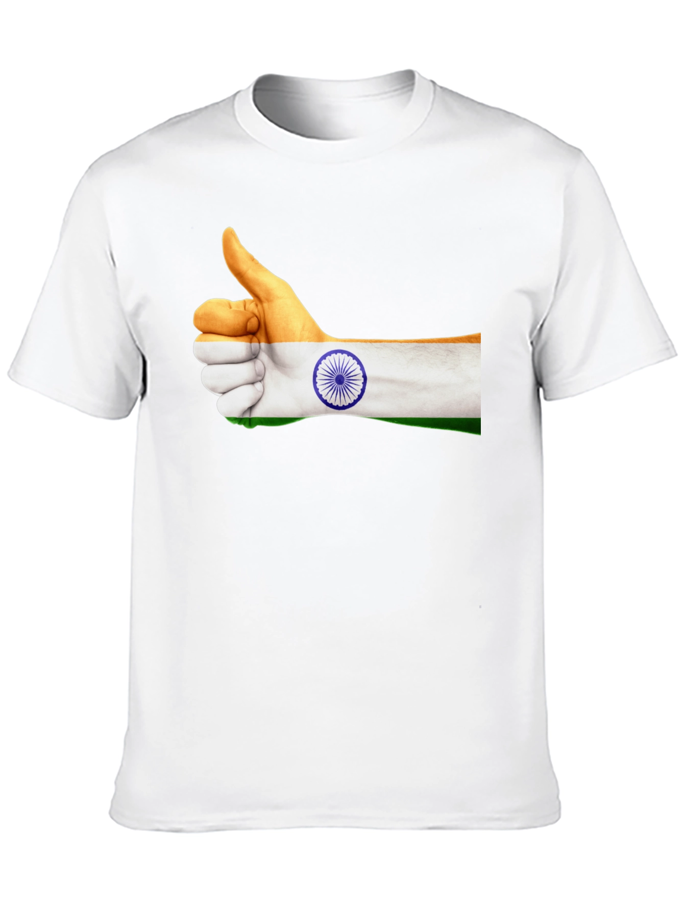 India Flag Thumbs Up Graphic Tee