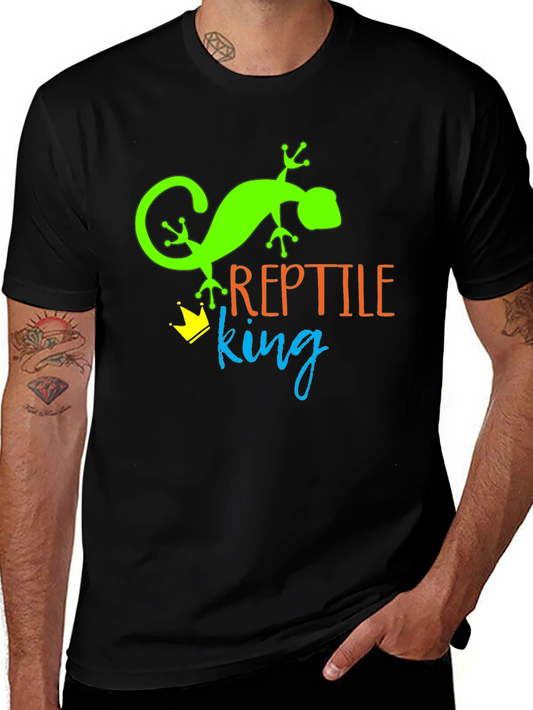 Reptile King T-Shirt - Green Lizard Tee