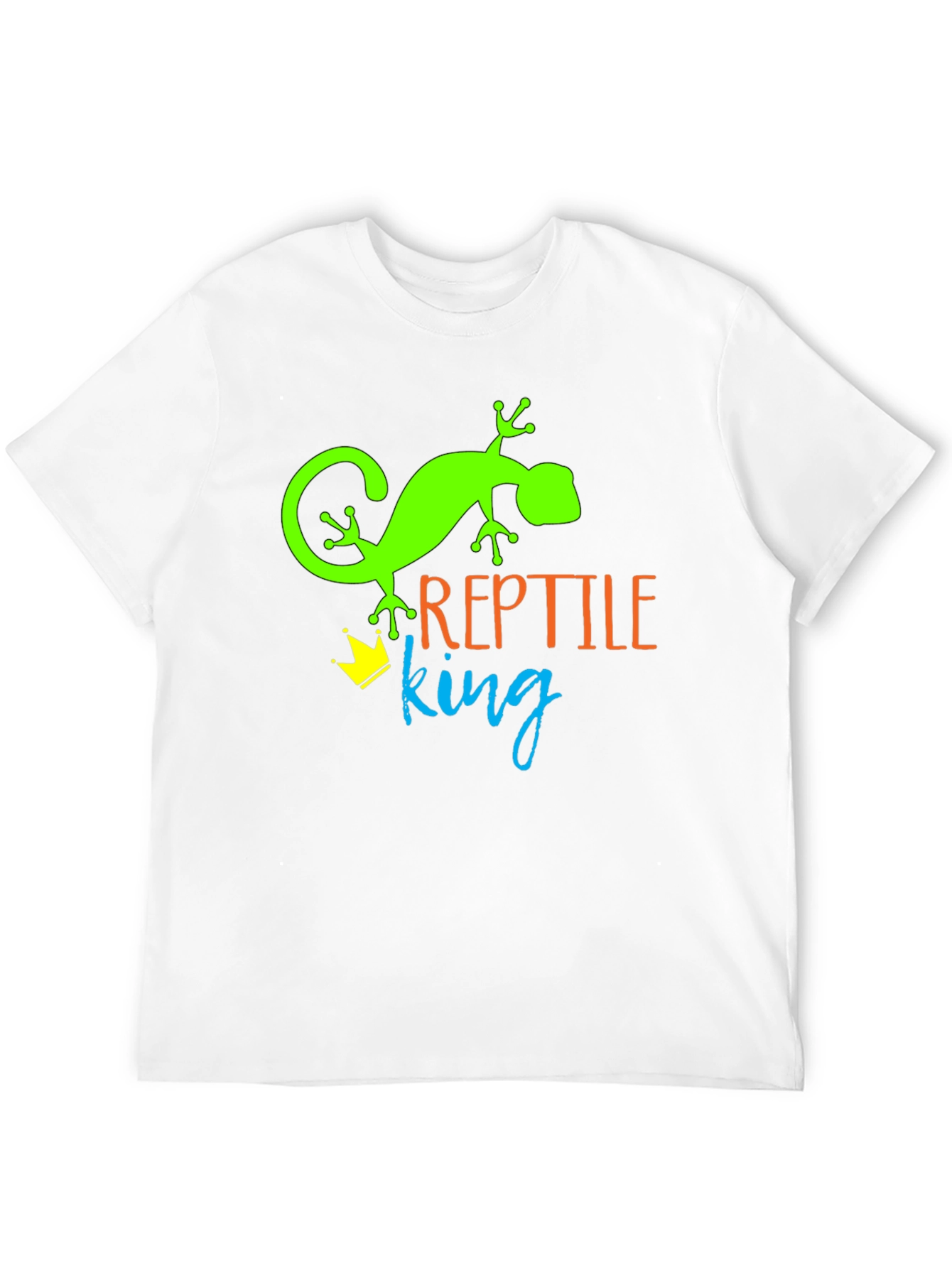 Reptile King T-Shirt - Green Lizard Tee