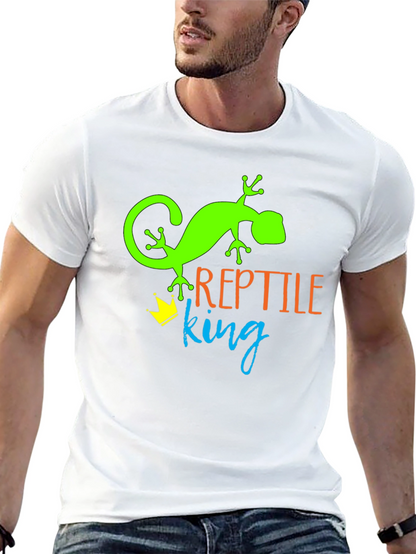 Reptile King T-Shirt - Green Lizard Tee