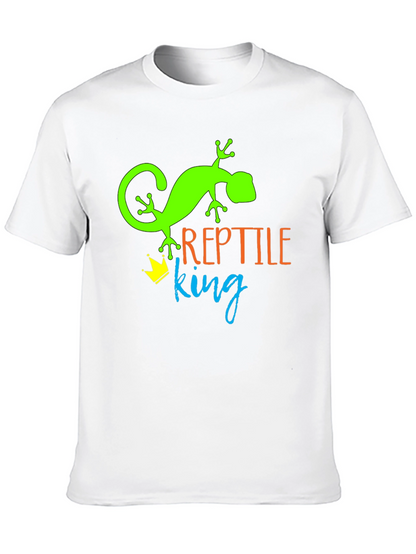 Reptile King T-Shirt - Green Lizard Tee