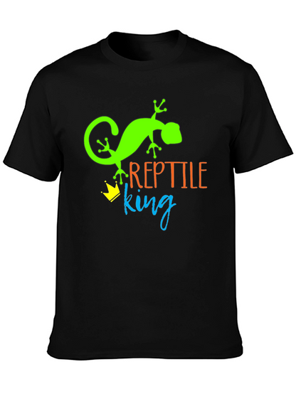 Reptile King T-Shirt - Green Lizard Tee