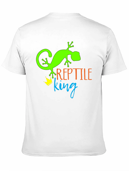 Reptile King T-Shirt - Green Lizard Tee