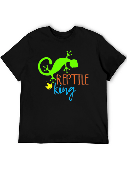 Reptile King T-Shirt - Green Lizard Tee