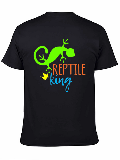 Reptile King T-Shirt - Green Lizard Tee