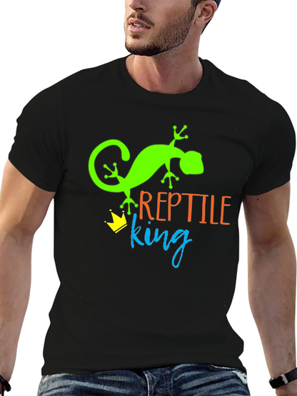 Reptile King T-Shirt - Green Lizard Tee