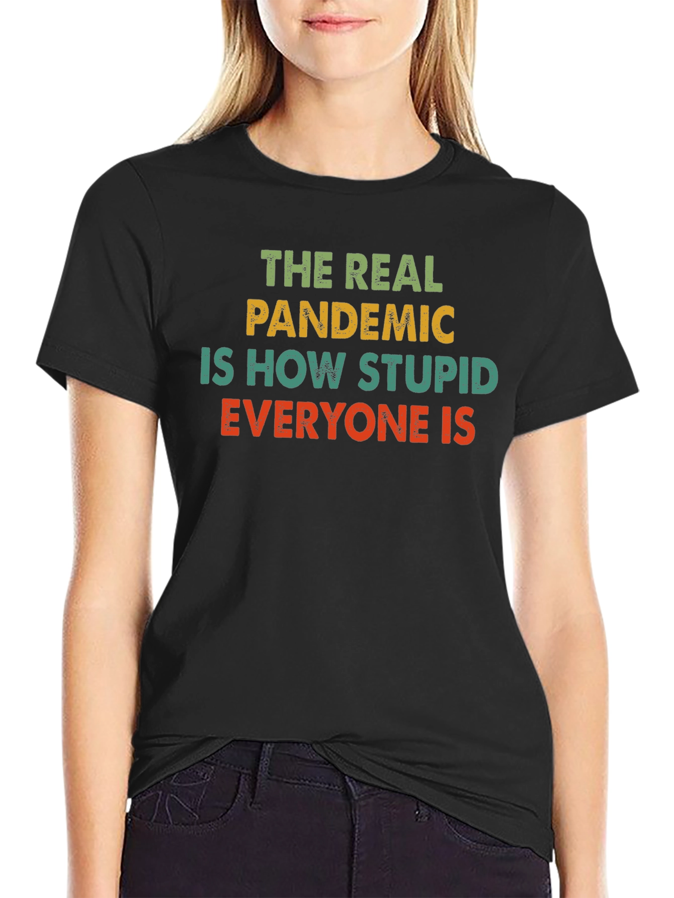 The Real Pandemic Graphic Tee - Unisex Cotton T-Shirt