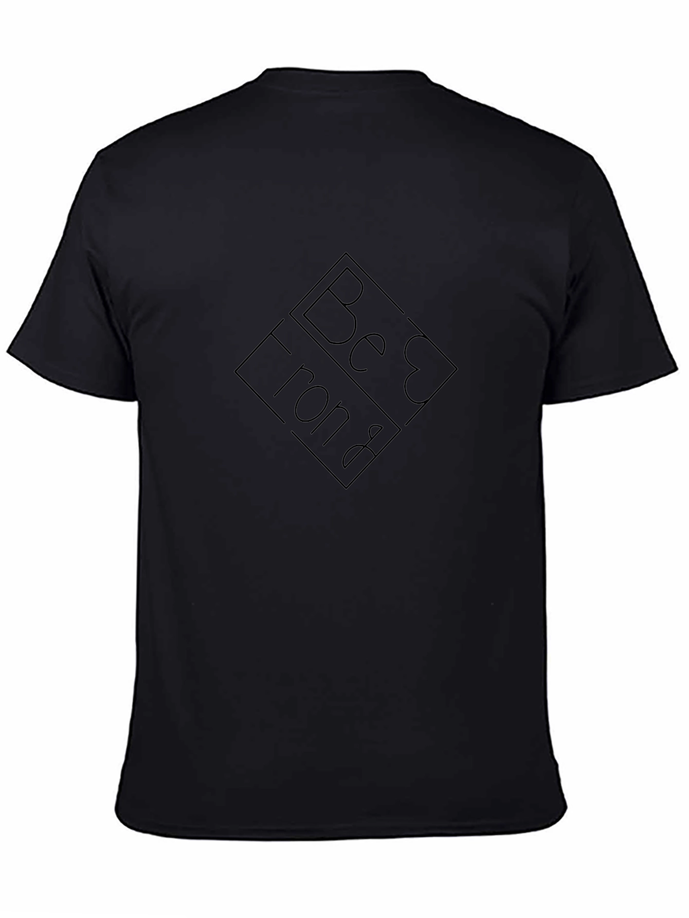 Be Strong Graphic Tee - Mens Black T-Shirt