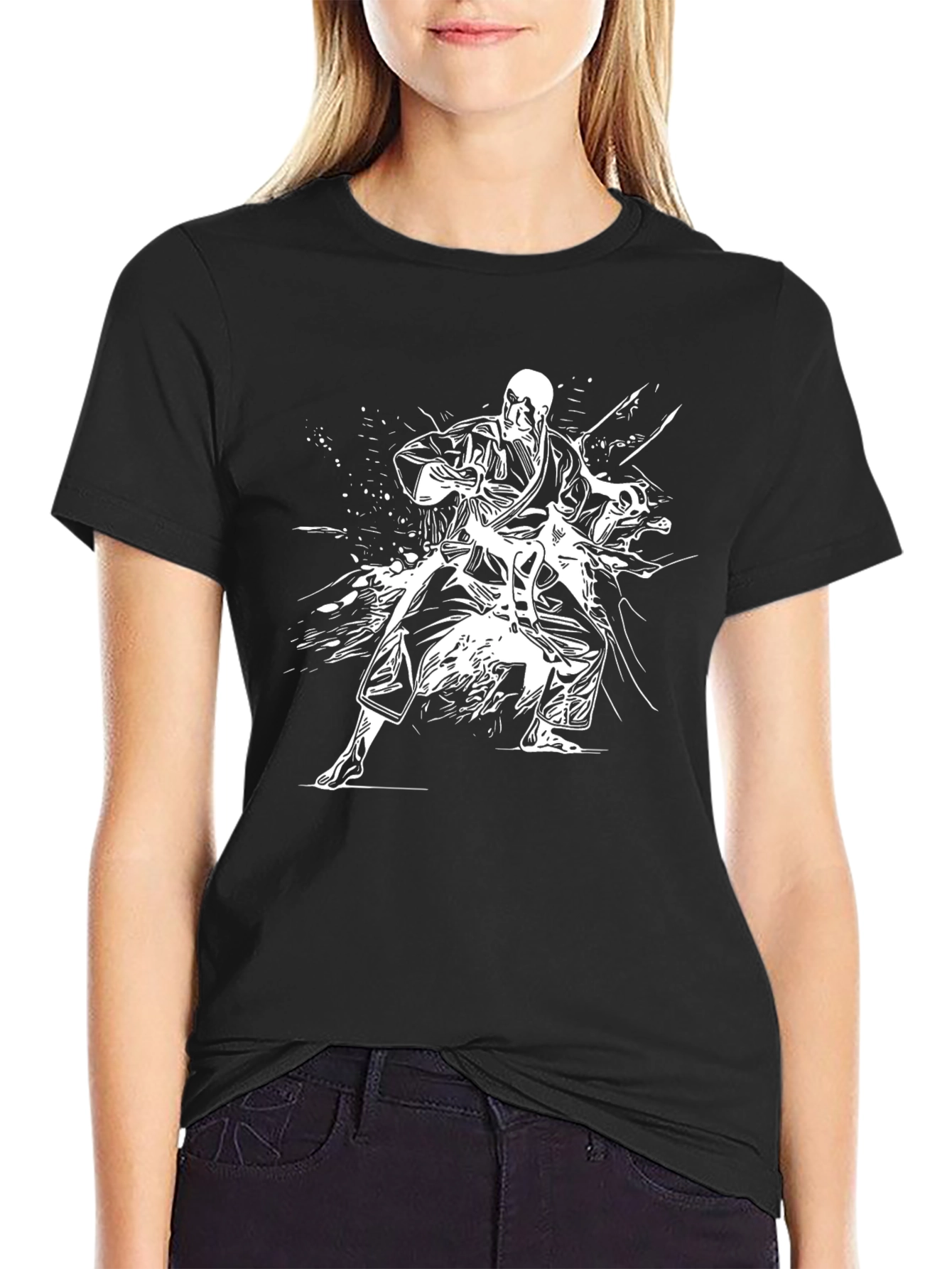 Karate Graphic Tee - Black Martial Arts T-Shirt