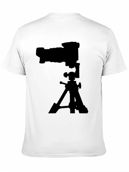 Camera on Tripod Black Graphic Tee