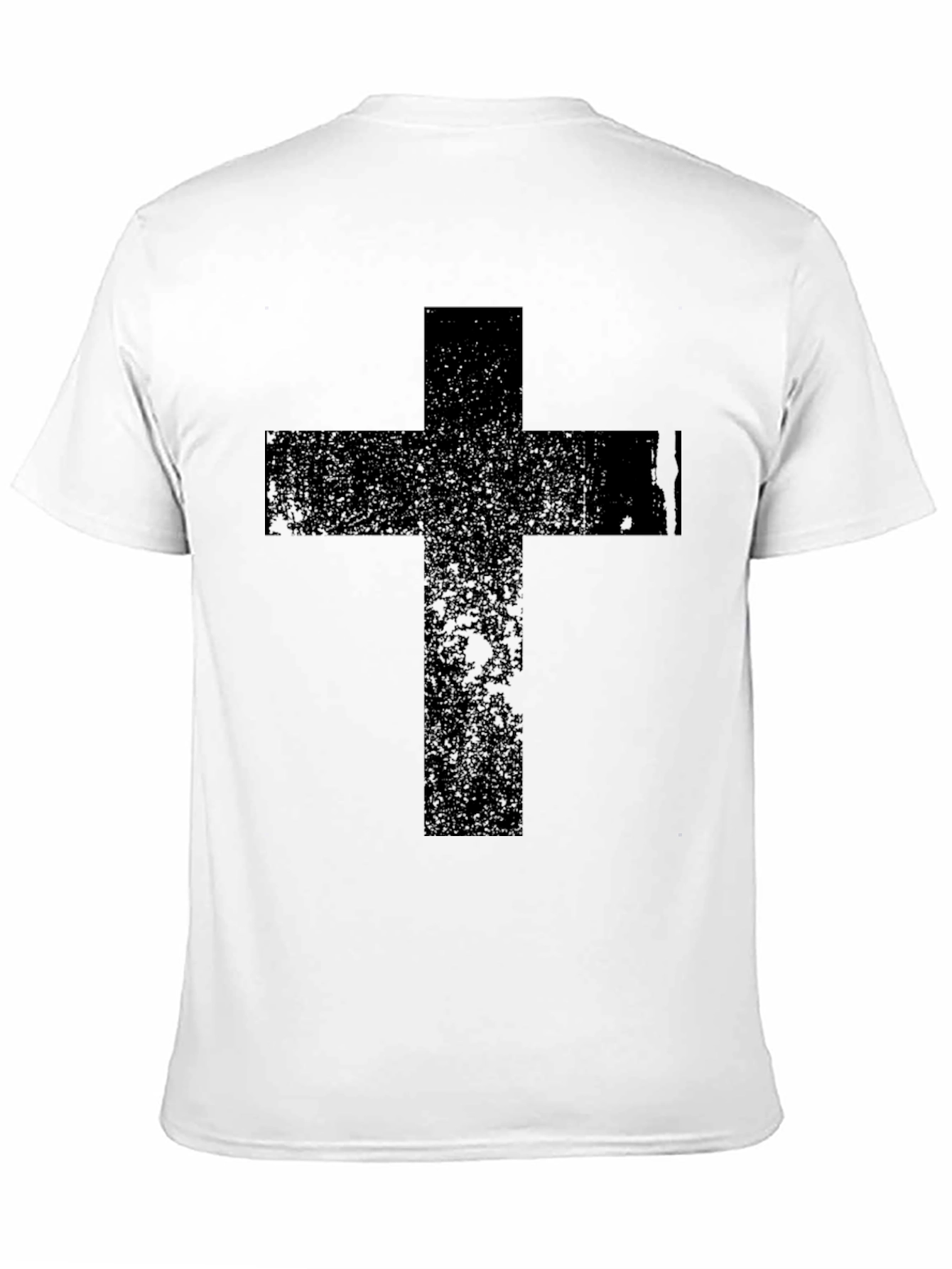 Black Cross Graphic T-Shirt - Religious Apparel