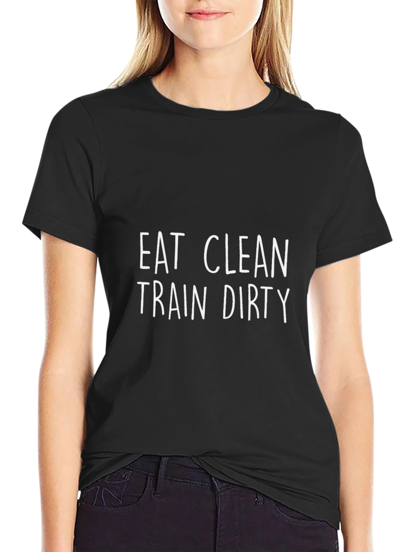 Eat Clean Train Dirty Graphic T-Shirt