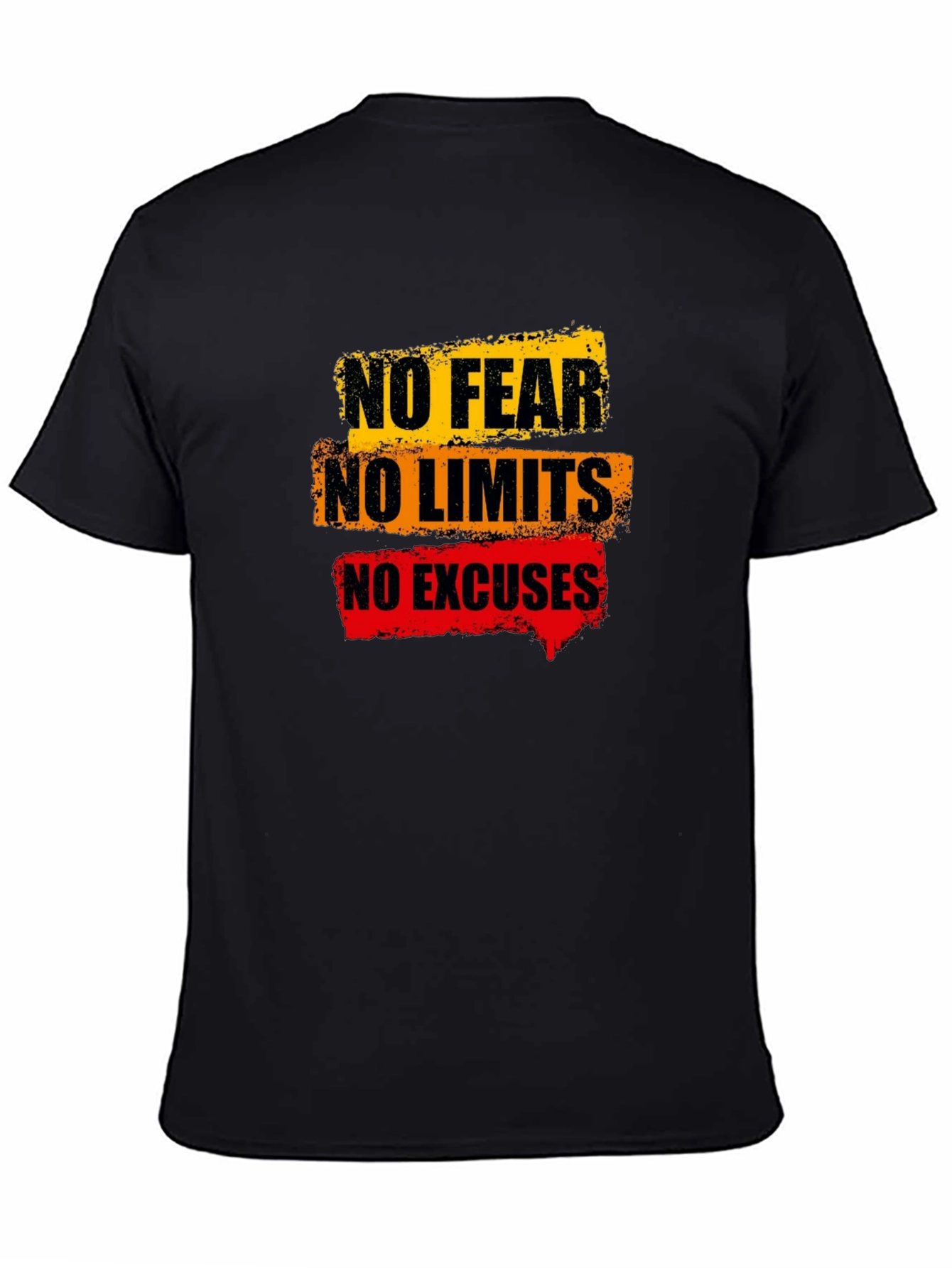 Motivational Graphic Tee - No Fear No Limits