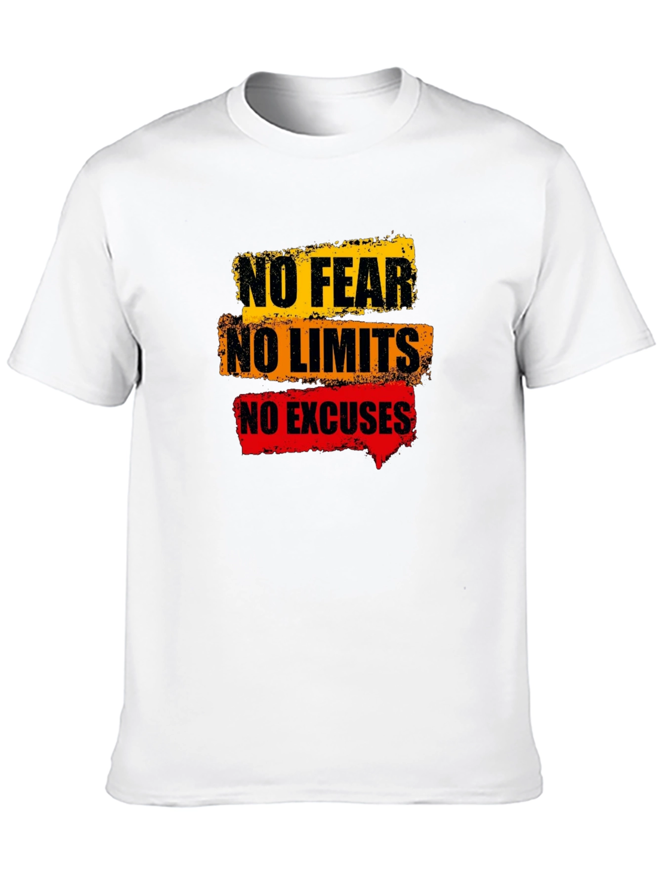 Motivational Graphic Tee - No Fear No Limits